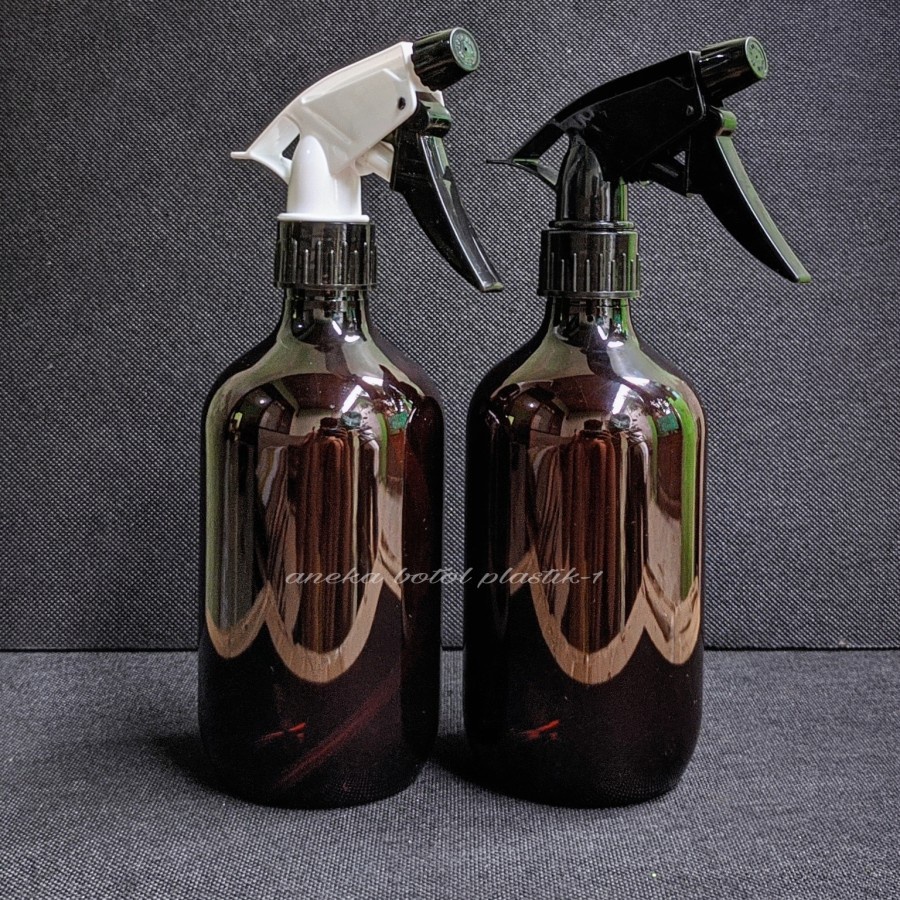 botol spray triger 500ml coklat 500 ml / botol spray 500ml amber