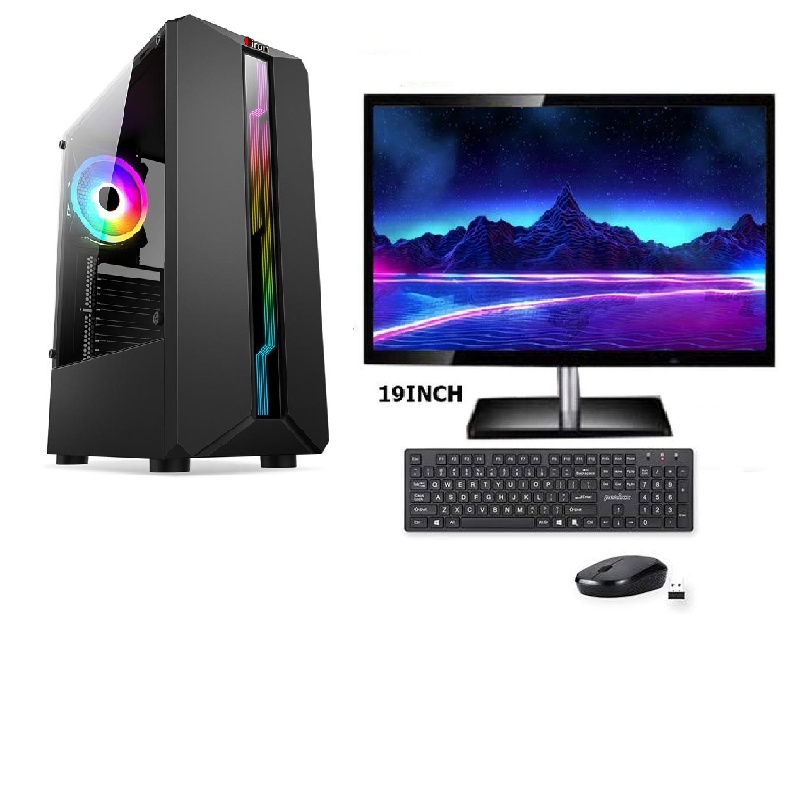 PC Rakitan Lengkap intel Core  i5 RAM 8GB HDD 500GB LED Monitor 19inch + Keyboard Mouse