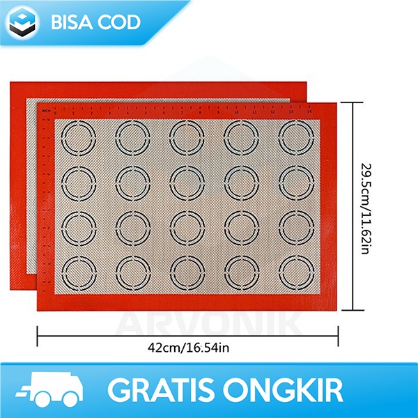 ALAS BAKING KUE REUSABLE MATRAS TATAKAN MICROWAVE TAFFWARE NON-STICK