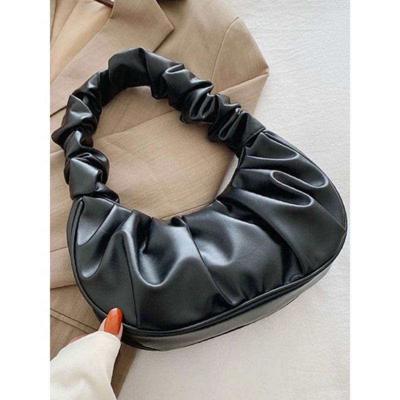 Tas Selempang Wanita Kekinian Terbaru Qyara Bag Korean Style 2023-Calista Kerut