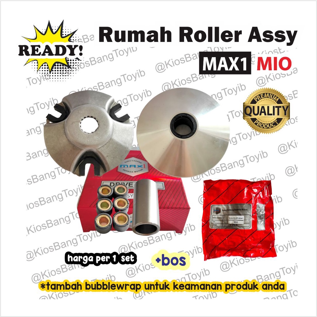 Rumah Roller Weight Assy Tutup Bosh MIO Soul Sporty Smile Karbu (MAX1)