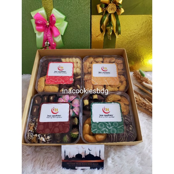 

Hampers isi 4 kombinasi Ina cookies