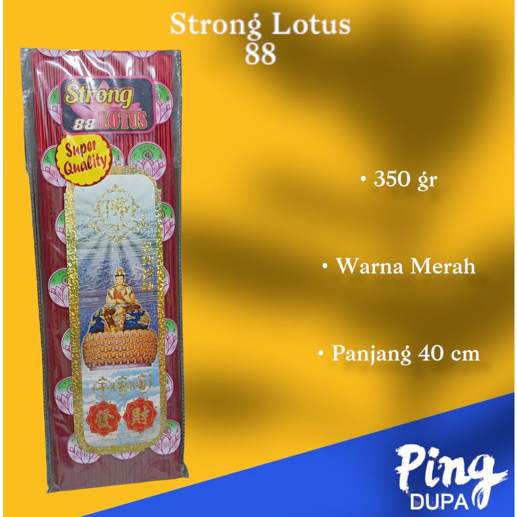 Dupa Buddha Lotus Strong Aroma Hio Kemasan 350 Gram