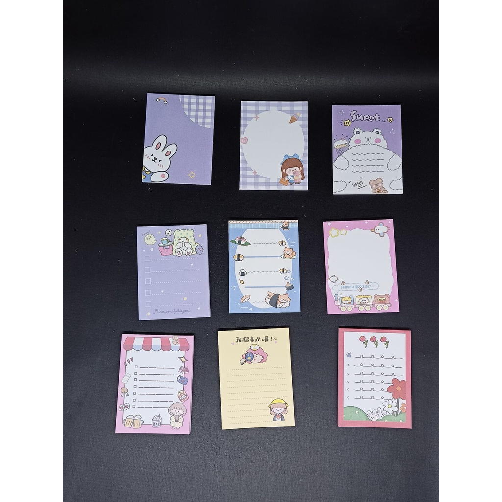 

STICKY NOTE LUCU KAWAI ANEKA GAMBAR PER 1 PCS