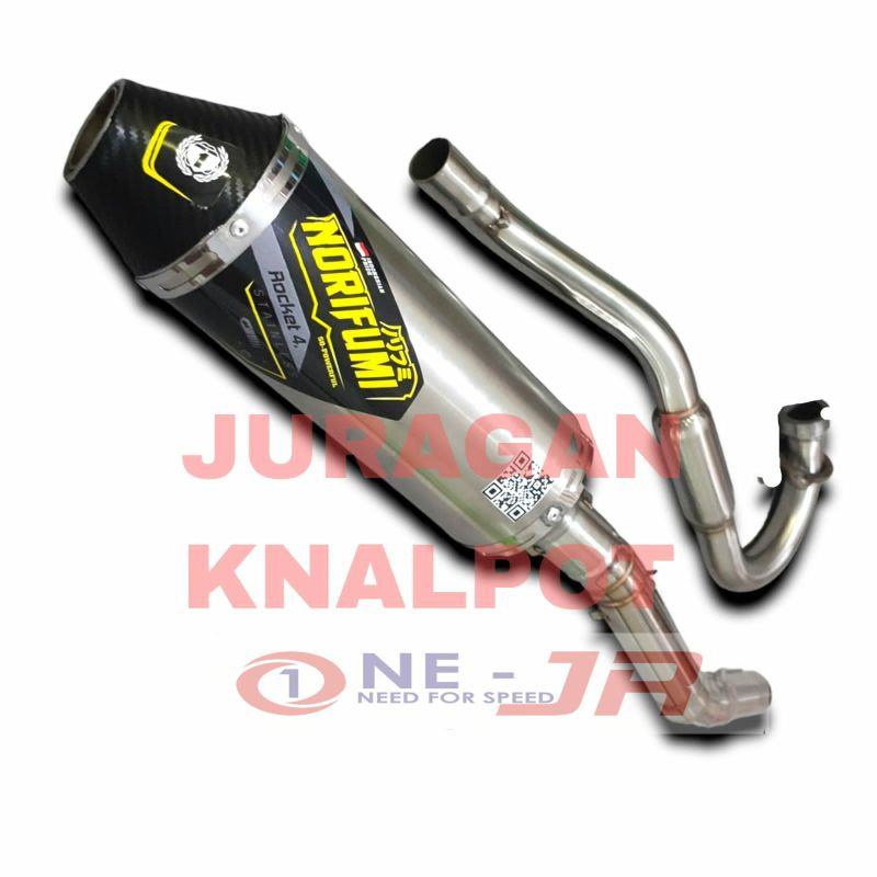 Knalpot Racing NORIFUMI ROCKET 4 Crf 150 l Klx Dtracker Wr 155 Suara Ngebas