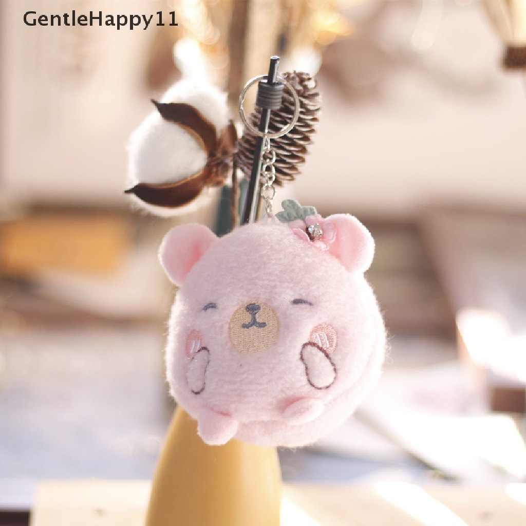 Gentlehappy Kartun Kepala Babi Gantungan Kunci Beruang Boneka Boneka Tas Liontin Dekorasi Gantungan Kunci Mobil Key Ring Lembut Mewah Mainan Anak Hadiah id