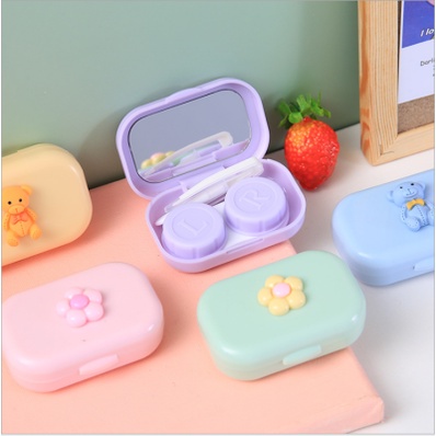 ⭐️𝐈𝐇𝐒 𝟓𝟕𝟓 𝐋𝐚𝐦𝐩𝐮𝐧𝐠⭐️Kontak Lensa Dengan Cermin Softlens Case With Mirror Korean Style