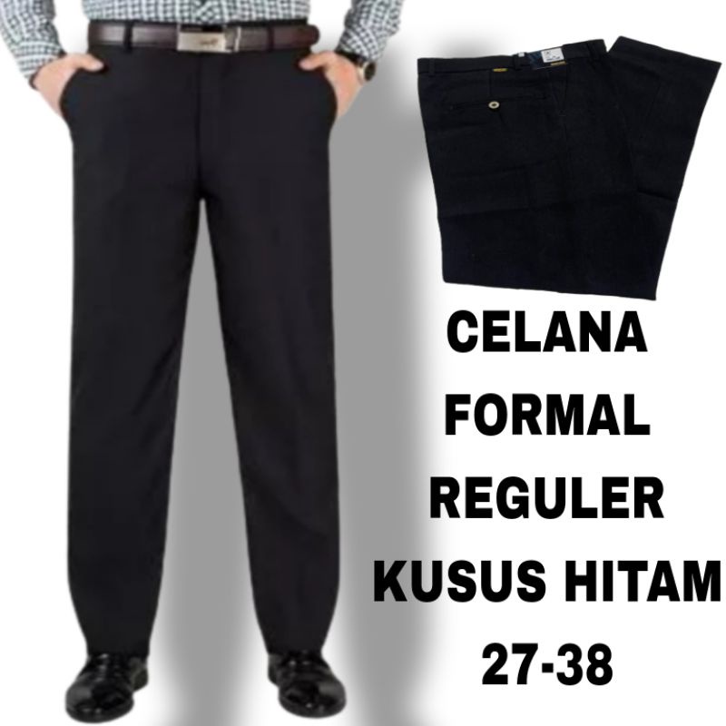 CELANA BAHAN FORMAL PRIA STANDAR BAHAN FORMAL PRIA KANTOR CELANA BAHAN PANJANG REGULER CELANA BAHAN 
