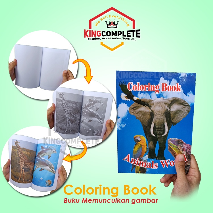 Alat Sulap Buku Magic Coloring Book Mainan Sulap Buku Ajaib