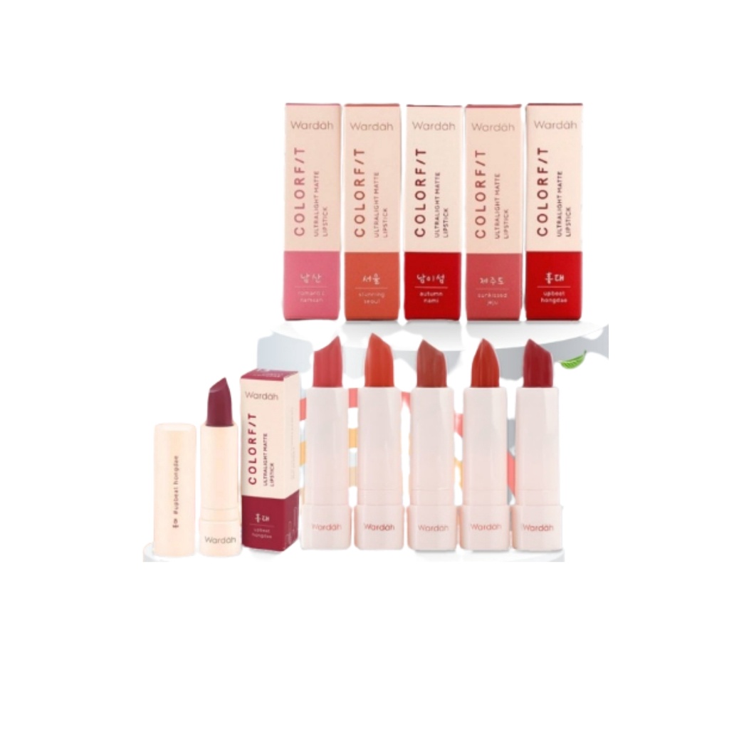 WARDAH Color F/T Ultralight Matte Lipstik 3.6g - Amaze_Kosmetik