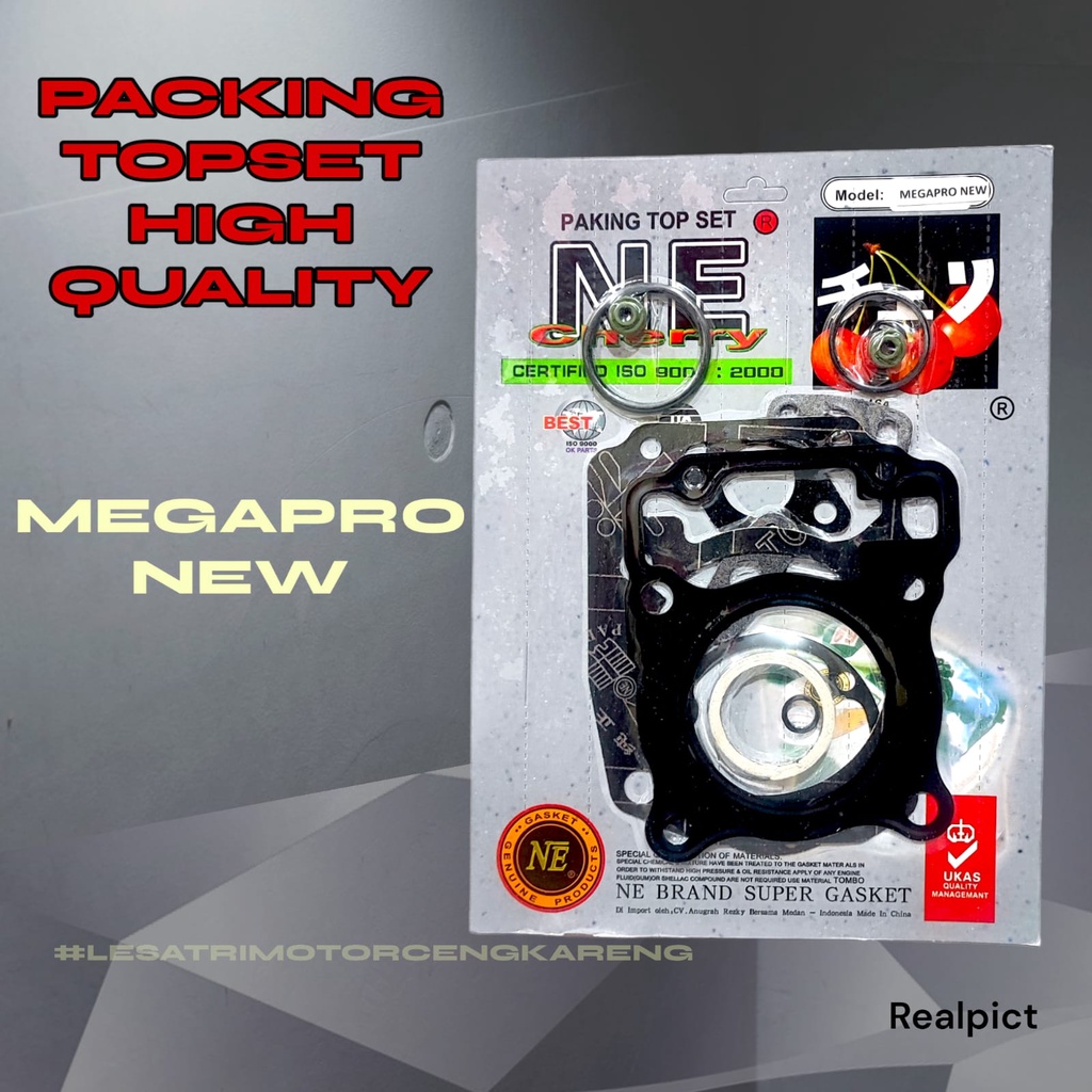 PAKING TOPSET GASKET HEAD NEW MEGAPRO VERZA CRF 150 CHERRY ISO 2000