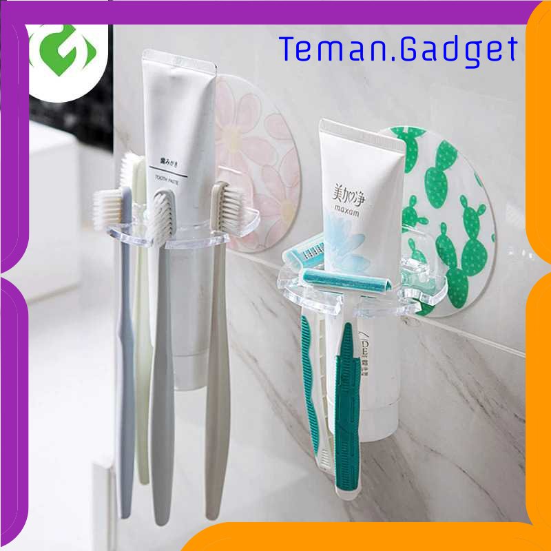 TG-RAK GUANYAO Rak Sikat Gigi Pasta Gigi Wall Mounted Toothbrush Holder - E1910