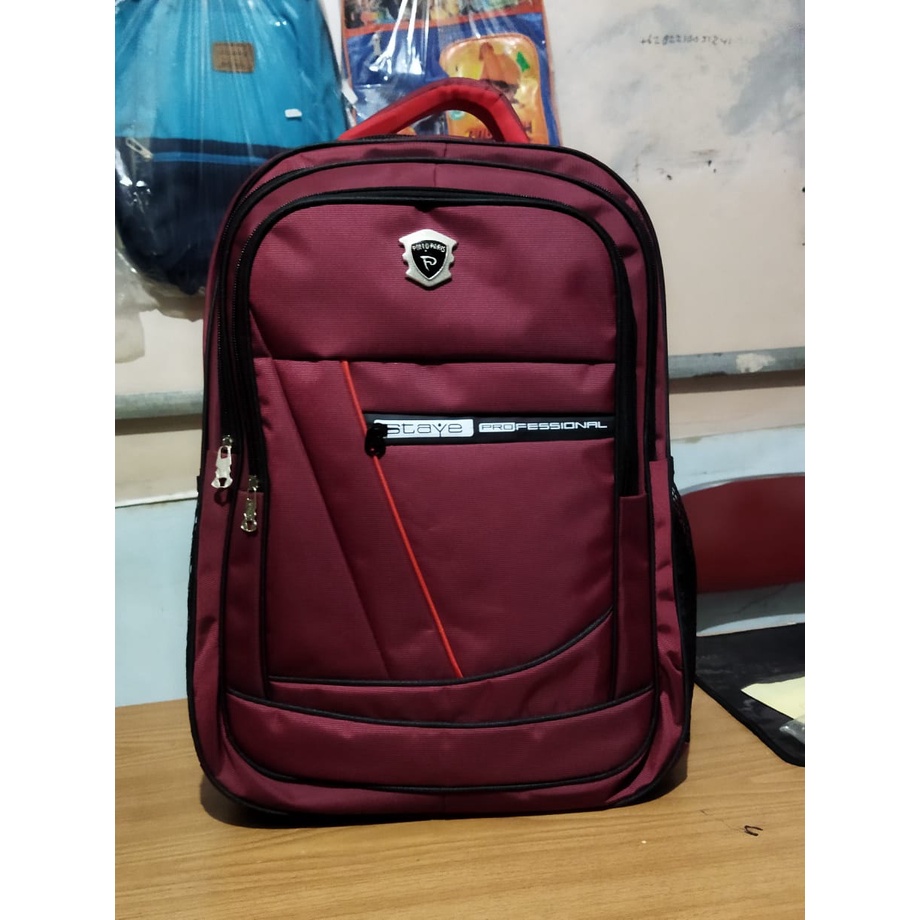 Tas Ransel Gendong Sekolah Kuliah Kerja Polo Pollo Paris Staye Professional Edition