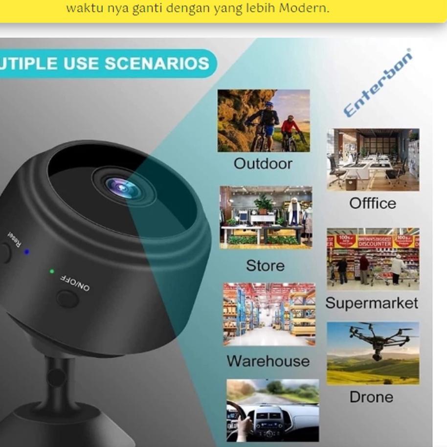 *Promo* A5 CCTV Wifi Mini Tersembunyi Tanpa Kabel Jarak Jauh Lewat  Portable Taffware Mini WiFi IP C