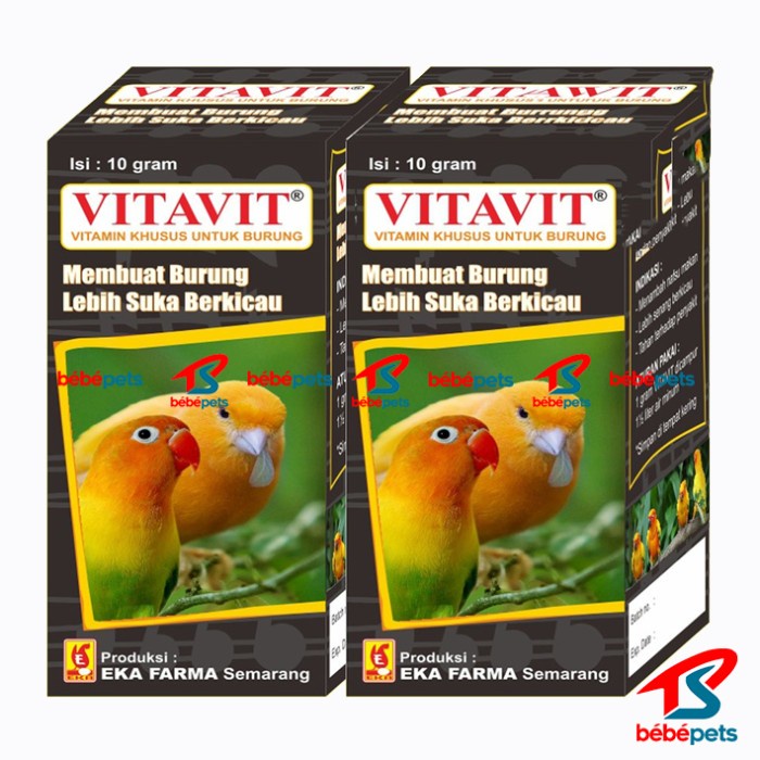 VITAVIT POWDER EKA FARMA VITAMIN BURUNG MENINGKATKAN NAFSU MAKAN