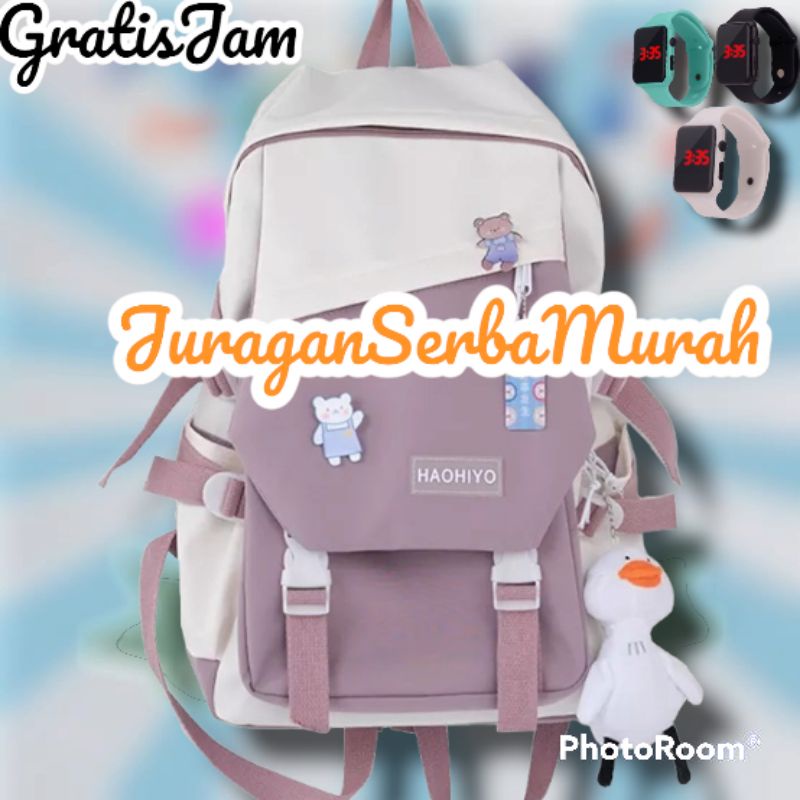 Tas Ransel Sekolah Backpack Korea Perempuan Murah