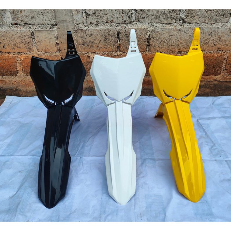 Spakbor depan rmZ 450 dan papan plat nomer RMZ NEW modif klx 150 bf dtracker crf 150l