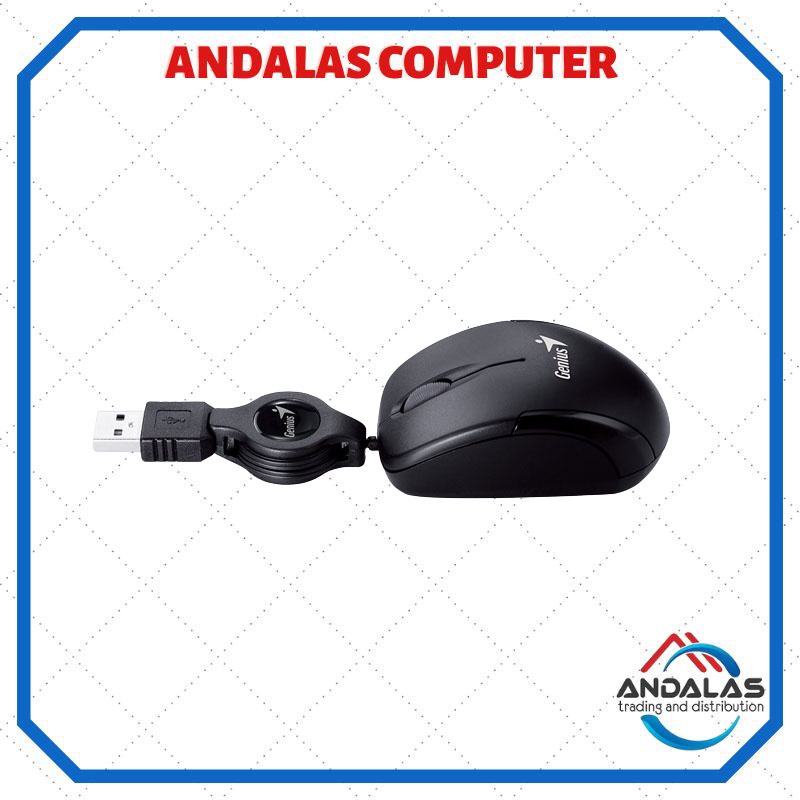 MOUSE MICRO TARIK TRAVELLER OPTICAL USB MINI GENIUS V2 LAPTOP