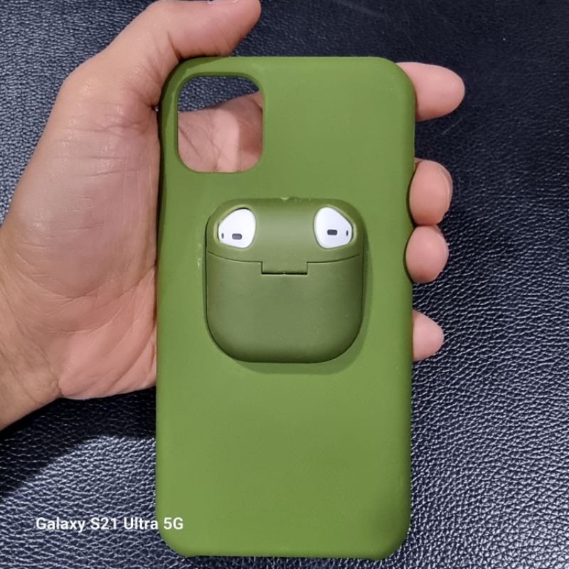 Case Casing Iphone 11/11Pro/11ProMax With Airpods Case