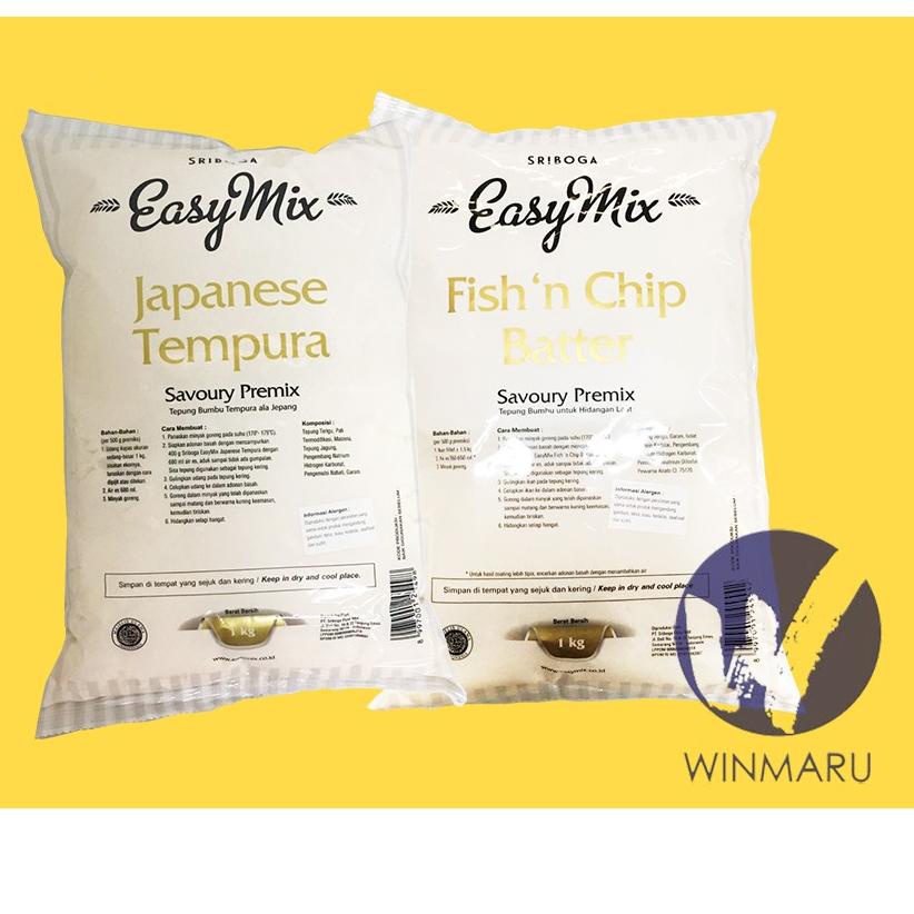 

Discount [TD4] Sriboga Easymix - Japanese Tempura - Fish n Chip Batter 1 Kg - tepung tempura