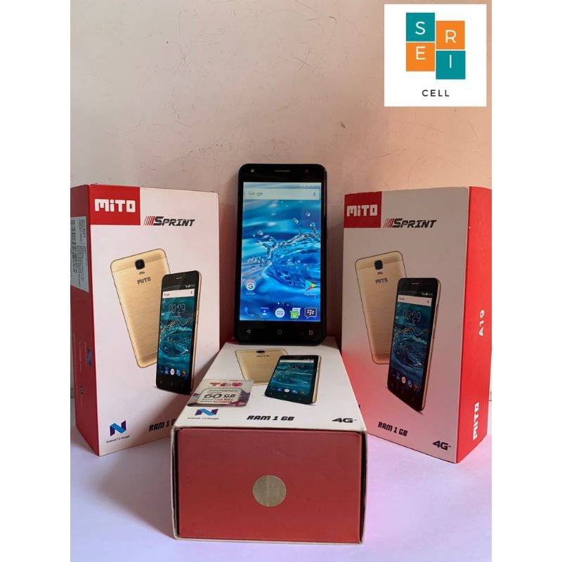 HP MITO Android A19 Jaringan 4G Promo Cuci Gudang Murah Meriah RAM 1GB Internal 8GB + Bonus SD Card 