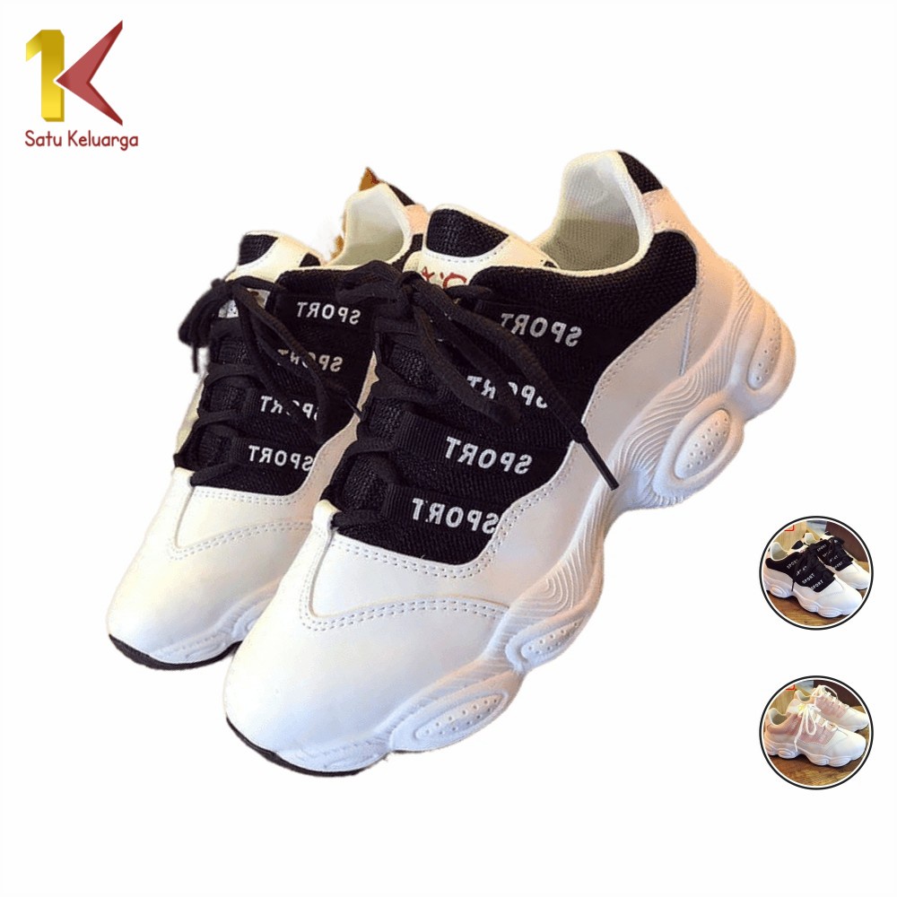 Satu Keluarga Sepatu Kets Wanita S1 117 Sepatu Running Sport Olahraga Fashion Trendy / Sepatu Sneake