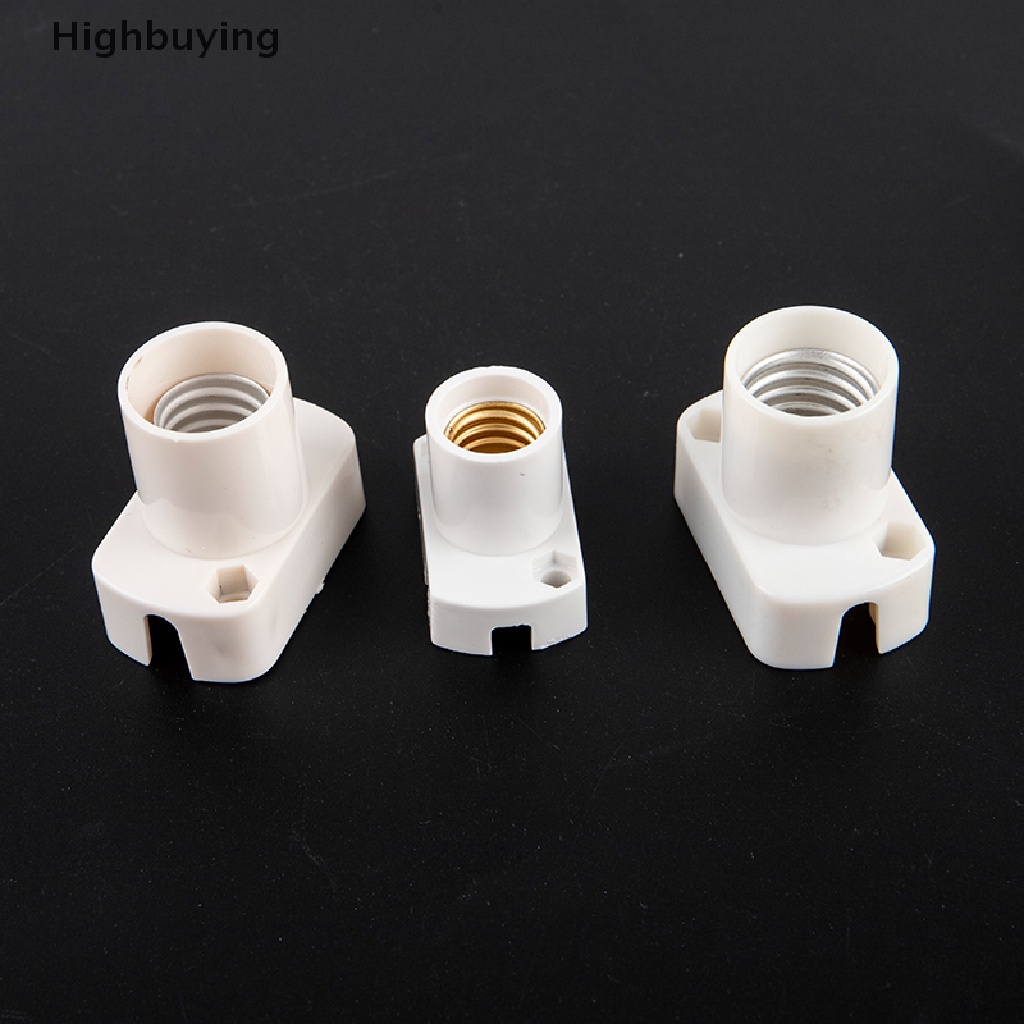 Hbid Sekrup Mini Alas Lampu E12 E14 E17 Lamp Holder Bohlam Lampu Socket Holder Adapter Glory