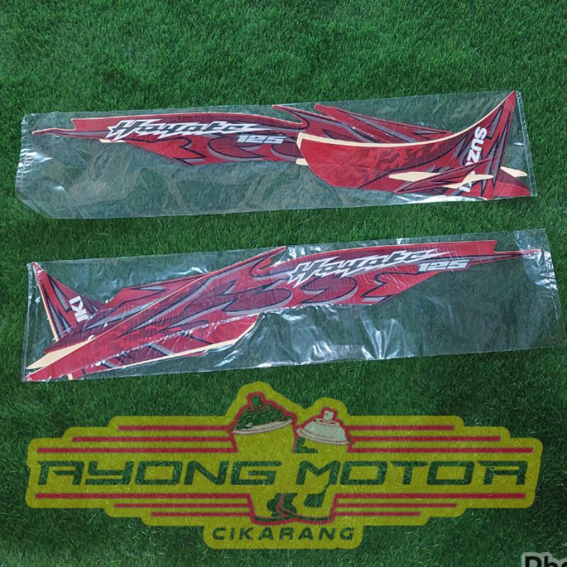 Striping Suzuki Hayate 125 2011 Merah