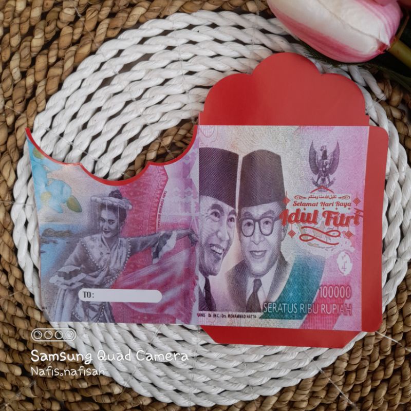 

250 LEMBAR AMPLOP MOTIF UANG SIZE MEDIUM FREE PLASTIK