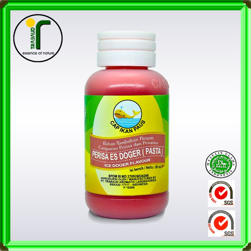 

( Paket 6 Pcs ) Perisa Es Doger | Pasta Cap Ikan Paus (50 ML)