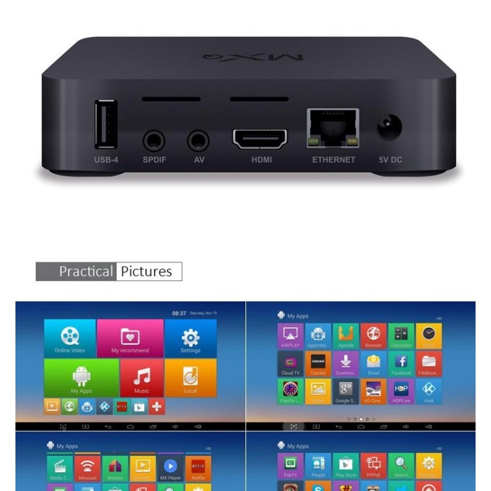 Internet TV BOX MXQ Amlogic S805 1.5Ghz Android 4.4 H265 m8 KODI