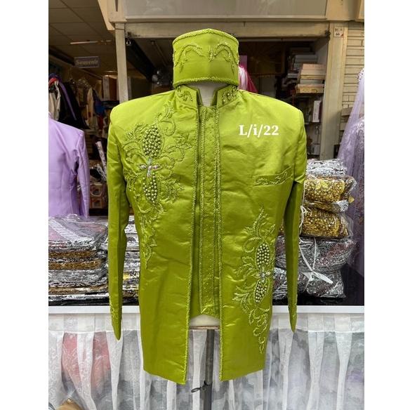 [C2078] Beskap pengantin / Beskap pria dewasa / Beskap pengantin pria / Beskap pengantin putih