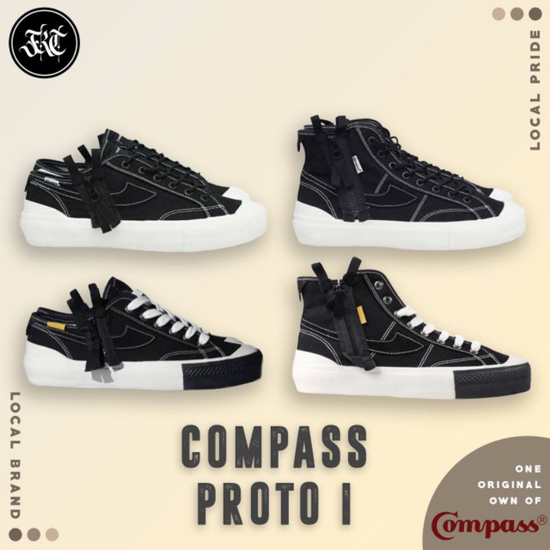 [ORIGINAL 100%] COMPASS PROTO 1 FXXKING RABBITS FR2 V1 V2 / REISSUE RESEARCH AND DESTROY HI & LOW