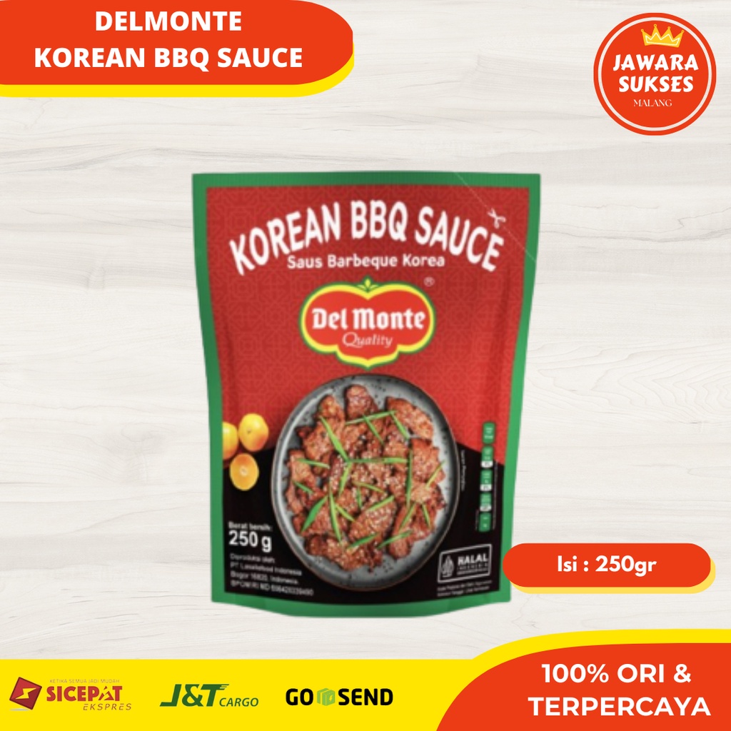 

Del Monte Korean BBQ Sauce 250gr | Delmonte Saus Korea