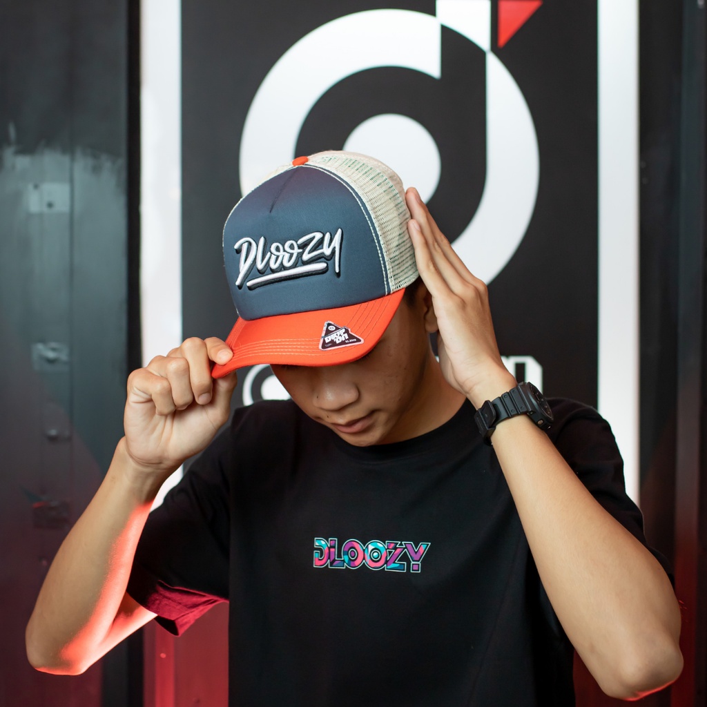 DLOOZY Topi Caps Trucker Hat Jaring Pria Distro Original Drip'on Skaters Proshop Official