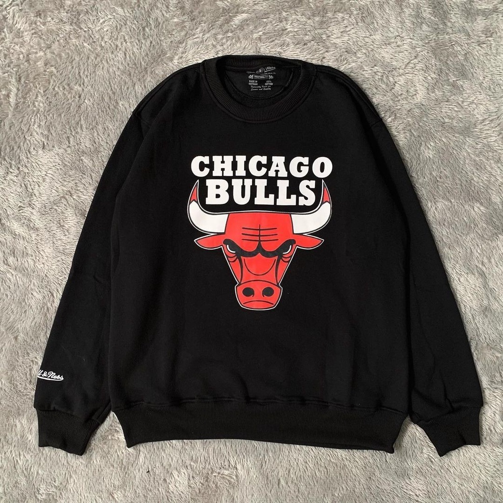Sweater Crewneck Chicago Bulls Premium /  Crewneck Basket NBA Premium Quality / Sweater Crewneck Pri