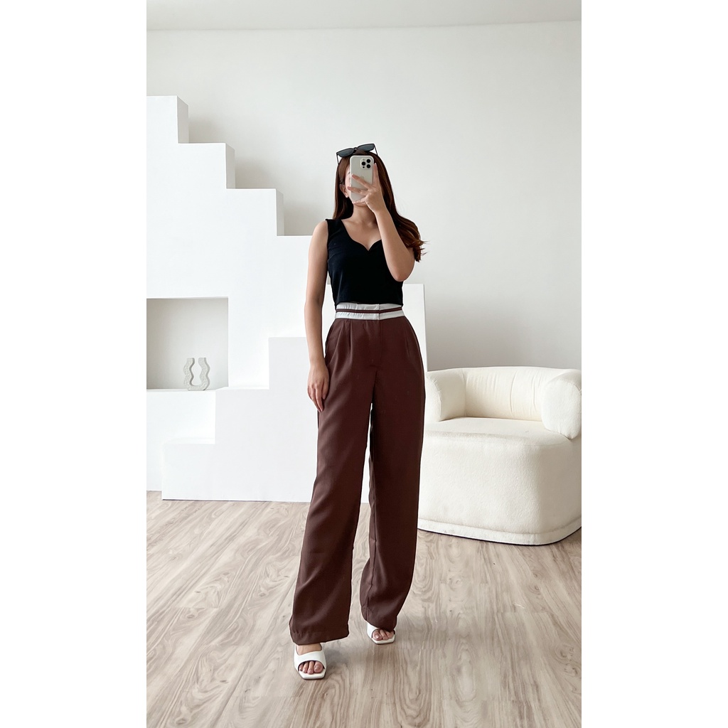 POTTIE - Venice Cullotes Pants - Long Culottes High Waist