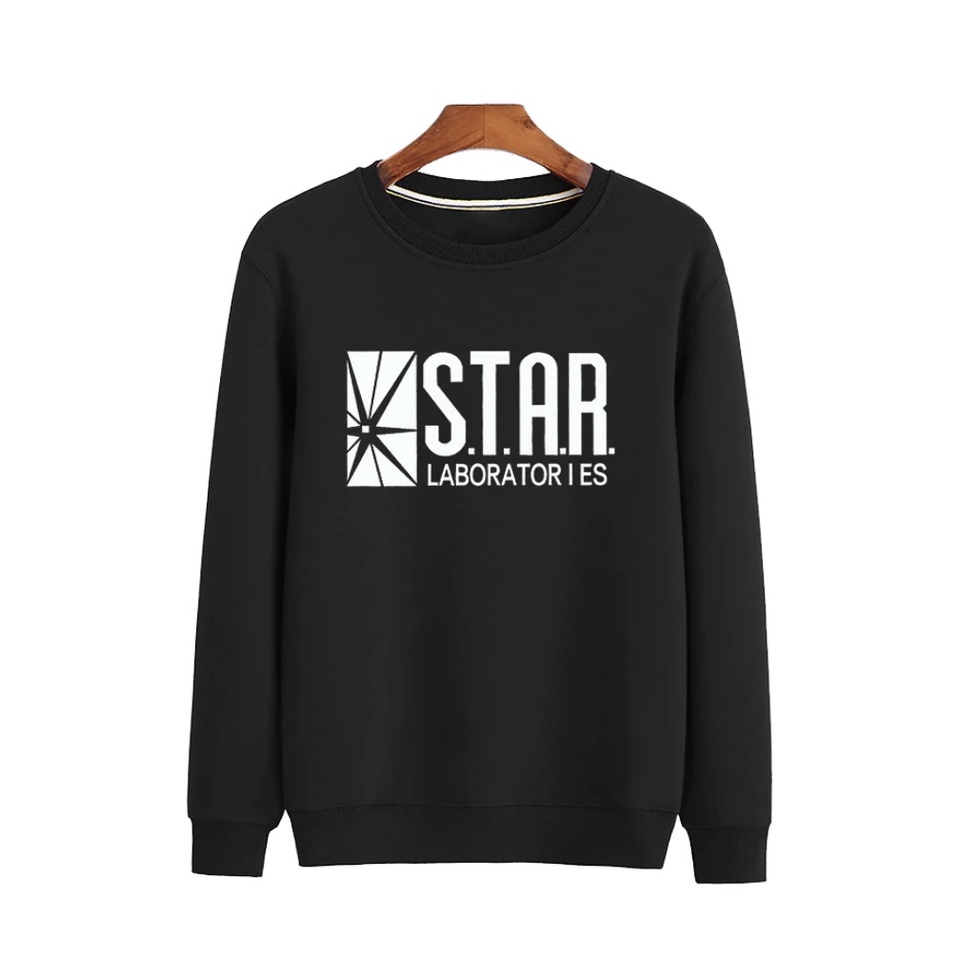 STAR LABORATORIES Sweater Basic Anak Untuk Anak Laki laki &amp; Perempuan Bahan Fleece Size M-Xl (Usia 2-10 th )