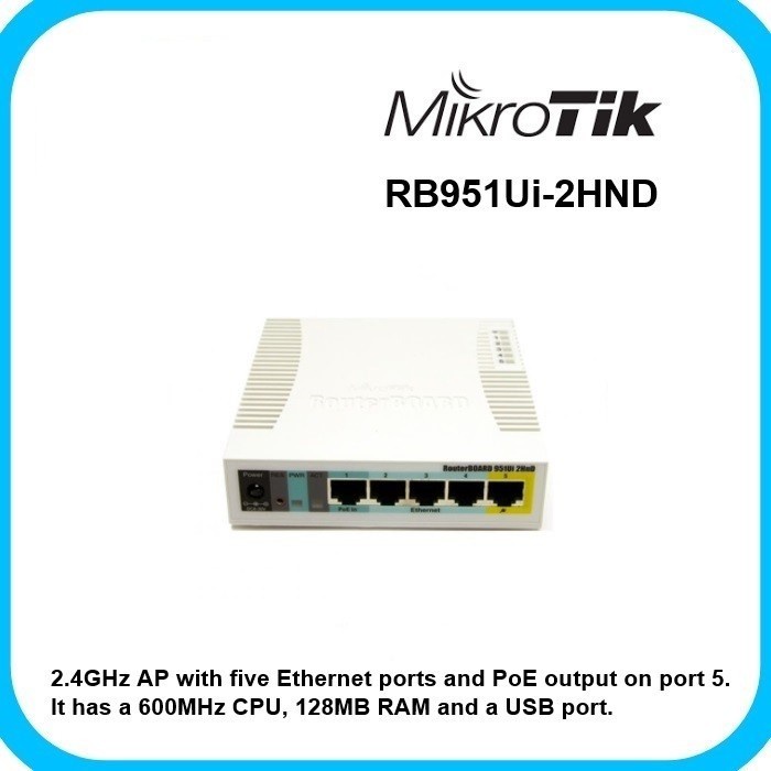 Mikrotik RB951Ui 2HnD RB951 RB 951 Ui RB951Ui 2H nD RB951Ui-2H nDI