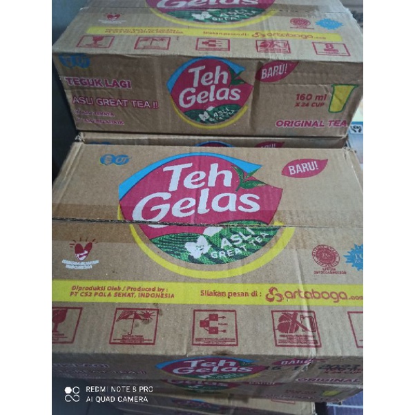 

(GOSEND / GRAB EXPRESS ONLY) TEH GELAS 1 KARTON