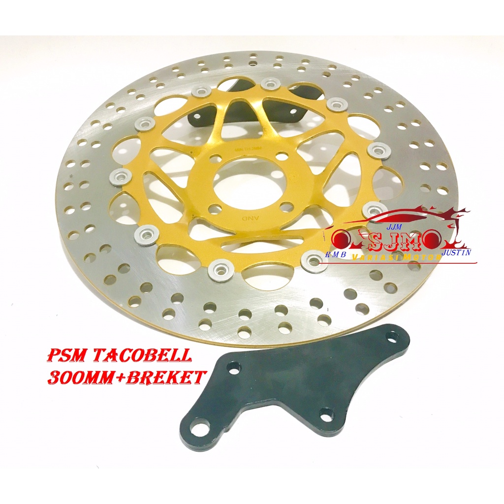 piringan depan karisma fitnew revo lama supra 125 cs1 Plus breket 300mm disk cakram besar depan