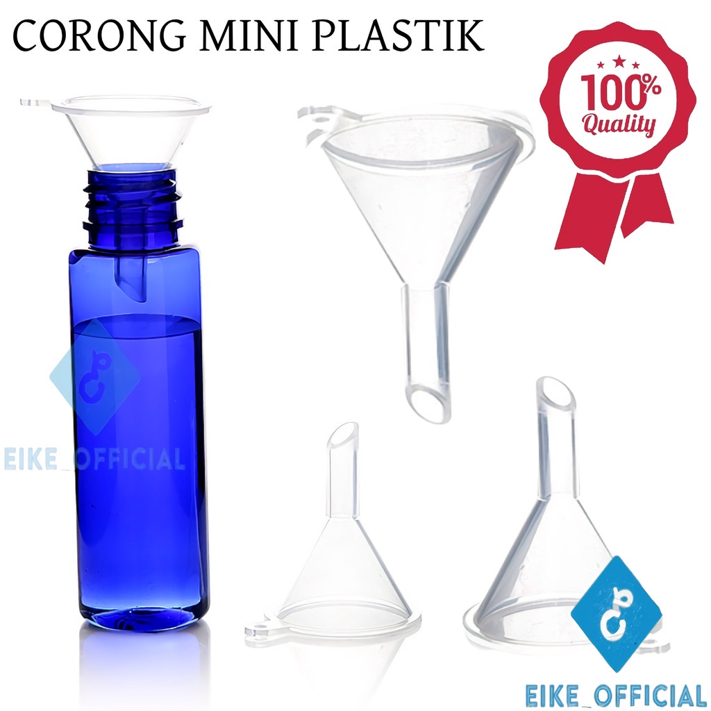 [EIKE] CORONG MINI PLASTIK / CORONG PARFUM MINYAK ESSENTIAL OIL / CORONG MINI TRANSPARAN / CORONG LIQUID