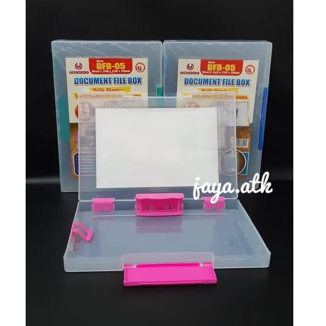 

MAP PLASTIK DOKUMEN TENTENG FOLIO F4 FILE CASE DOCUMENT FILE BOX DFB-005 HARD CASE PLASTIK TEBAL D7P7Z4459