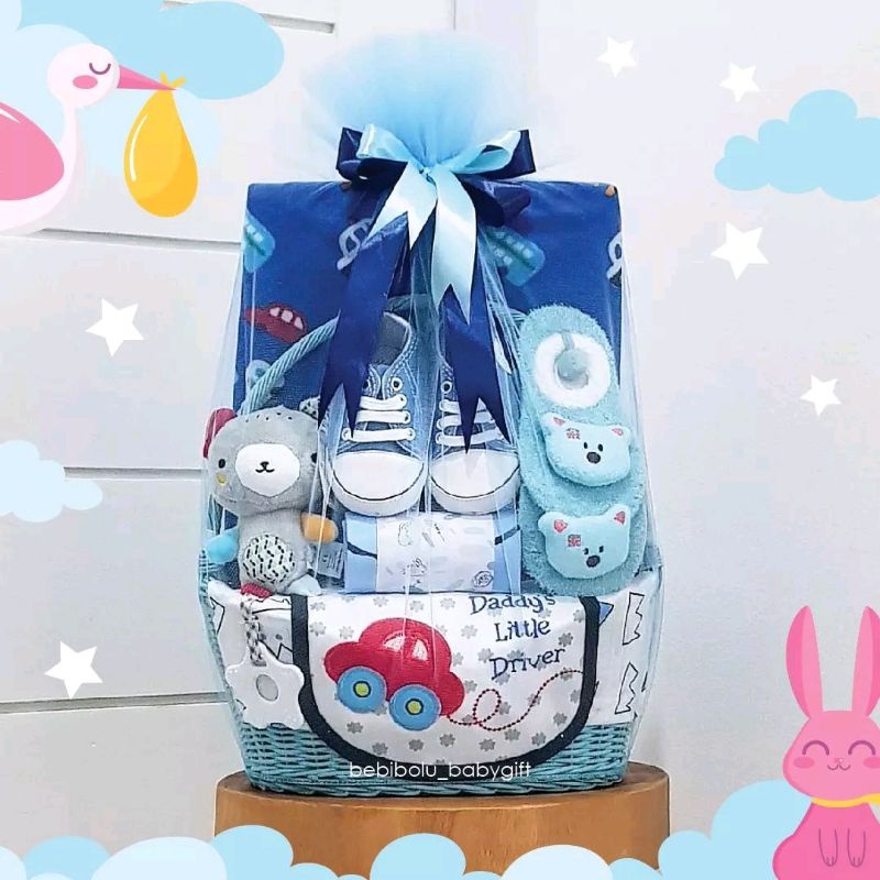 Bebibolu Baby gift | Large | Baby gift set | Parcel bayi | Kado lahiran