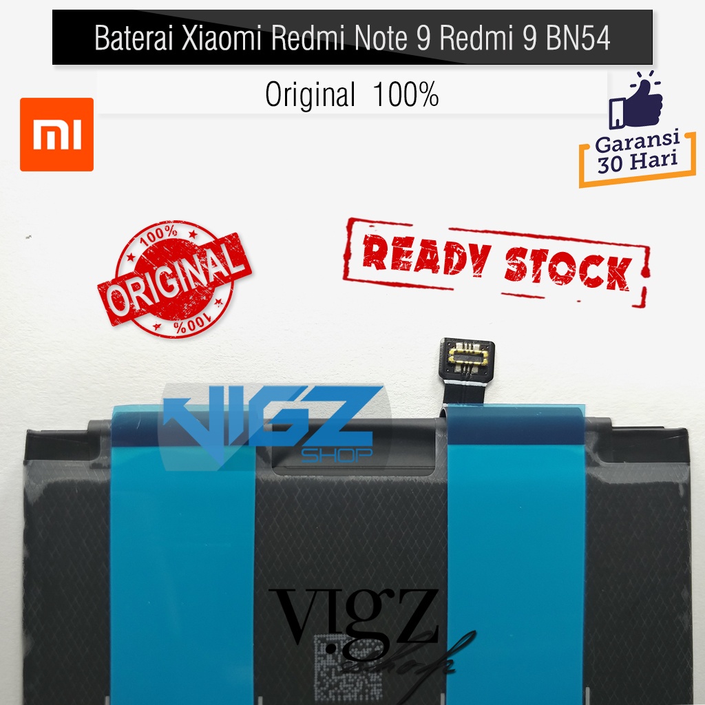 Battery Baterai Batre Xiaomi Redmi Note 9 Redmi 9 Redmi 10X 4G BN54 Original 100%