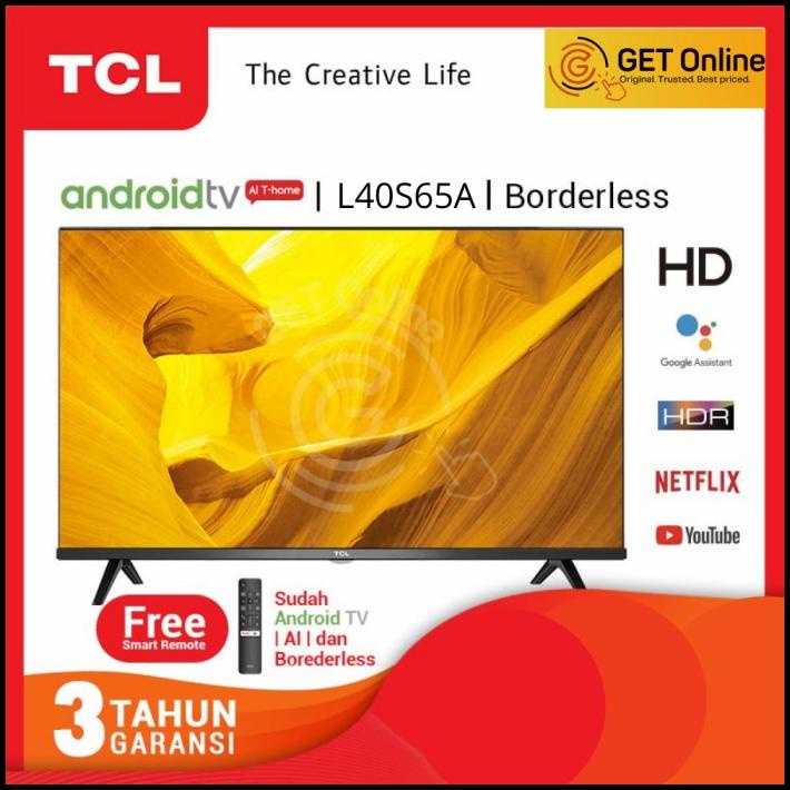 Led Smart Tv Tcl 40 Inch 40S65A L40S65A Google Android Tv