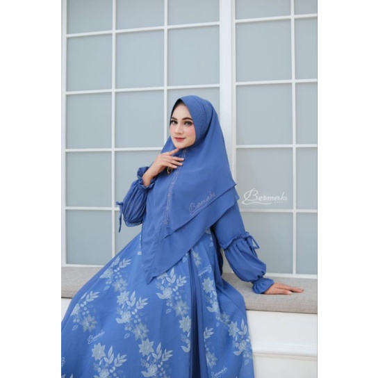 GAMIS SYAR'I ORI BERMERKS FAIZA FLORA//GAMIS MEWAH SYAR'i