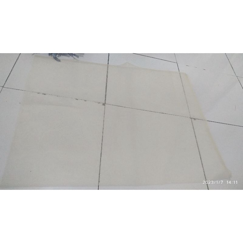 

ready stock kantong souvenir tile polos tanpa serut L 45 t60