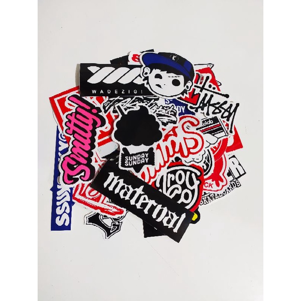 

Stiker Brand Paket Isi 16pcs Aesthetic Tumblr High Quality Anti Air Graftac