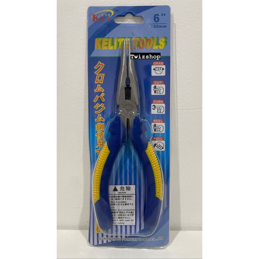 Tang Cucut 6 inch / Tang Lancip 6&quot; in inchi / Long Nose Pliers